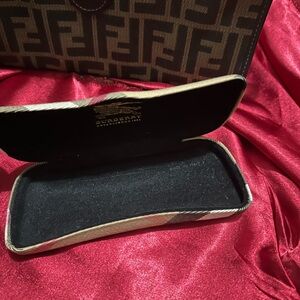 Burberry glasses case